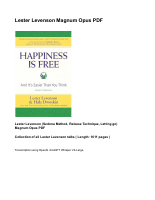 Happiness Is Free ليستر ليفينسون.pdf